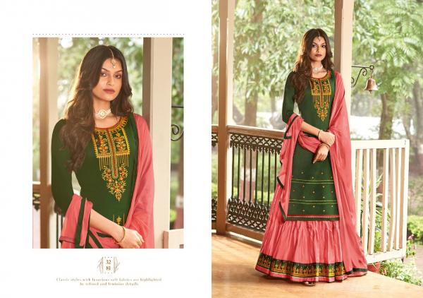 Rangoon Sangeet Silk Designer Embroidery Readymade Salwar 